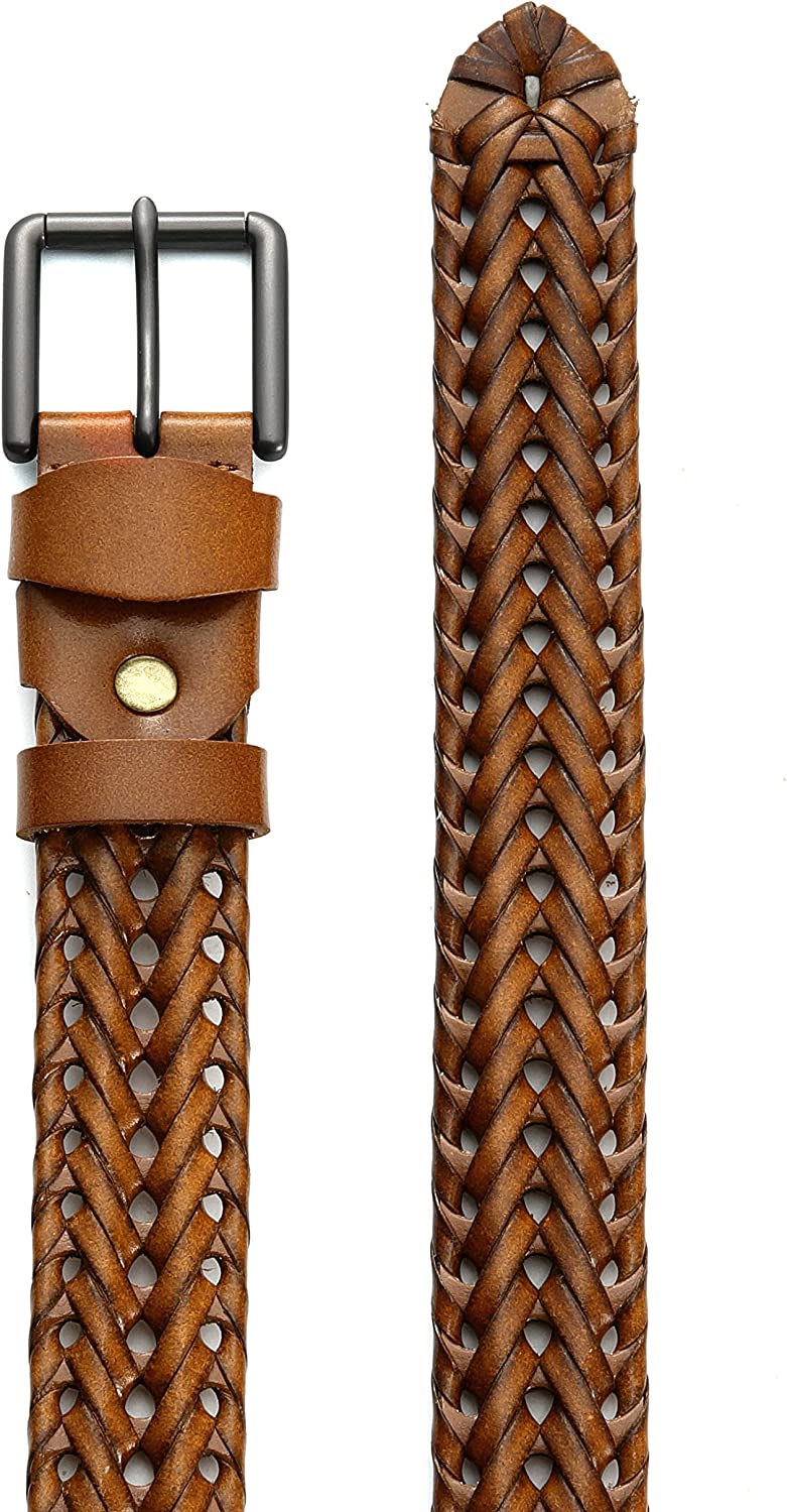 CHAOREN Braided Belt for Men - Mens Belt Leather 1 3/8" for Casual Jeans - Hand Woven Make Your Gift Awesome - Image 8